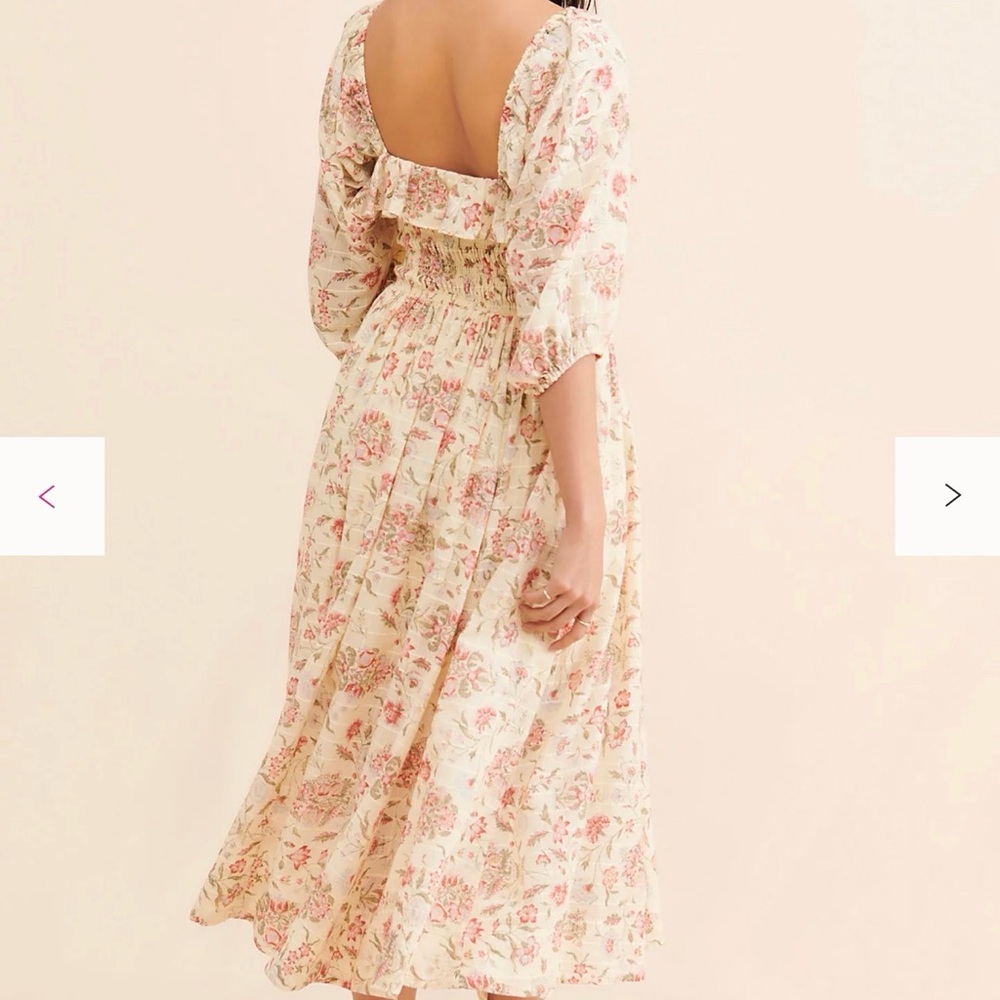 Oasis Printed Midi Dress - Picture 2 of 3
